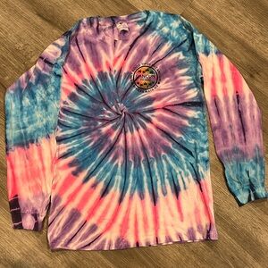 Tie dye long sleeve Cancun Mexico shirt